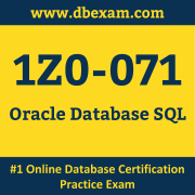 1Z0-071: Oracle Database SQL 1Z0-071: Oracle Database SQL