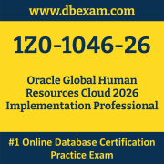1Z0-1046-26: Oracle Global Human Resources Cloud 2026 Implementation Professiona