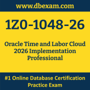 1Z0-1048-26: Oracle Time and Labor Cloud 2026 Implementation Professional