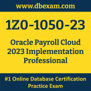 1Z0-1050-23: Oracle Payroll Cloud 2023 Implementation Professional