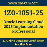 1Z0-1051-25: Oracle Learning Cloud 2025 Implementation Professional