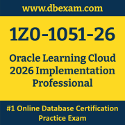 1Z0-1051-26: Oracle Learning Cloud 2026 Implementation Professional