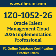 1Z0-1052-26: Oracle Talent Management Cloud 2026 Implementation Professional