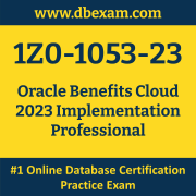 1Z0-1053-23: Oracle Benefits Cloud 2023 Implementation Professional