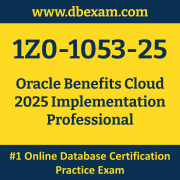 1Z0-1053-25: Oracle Benefits Cloud 2025 Implementation Professional 1Z0-1053-25: Oracle Benefits Cloud 2025 Implementation Professional