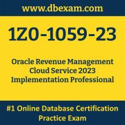 1Z0-1059-23: Oracle Revenue Management Cloud Service 2023 Implementation Profess