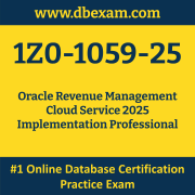 1Z0-1059-25: Oracle Revenue Management Cloud Service 2025 Implementation Professional 1Z0-1059-25: Oracle Revenue Management Cloud Service 2025 Implementation Profess