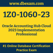 1Z0-1060-23: Oracle Accounting Hub Cloud 2023 Implementation Professional