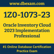 1Z0-1073-23: Oracle Inventory Cloud 2023 Implementation Professional