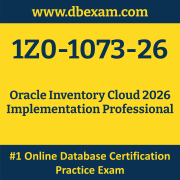 1Z0-1073-26: Oracle Inventory Cloud 2026 Implementation Professional