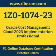 1Z0-1074-23: Oracle Cost Management Cloud 2023 Implementation Professional