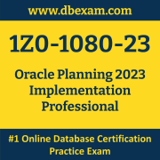 1Z0-1080-23: Oracle Planning 2023 Implementation Professional