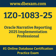 1Z0-1083-25: Oracle Narrative Reporting 2025 Implementation Professional 1Z0-1083-25: Oracle Narrative Reporting 2025 Implementation Professional