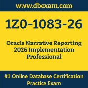 1Z0-1083-26: Oracle Narrative Reporting 2026 Implementation Professional