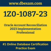 1Z0-1087-23: Oracle Account Reconciliation 2023 Implementation Professional