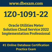 1Z0-1091-22: Oracle Utilities Meter Solution Cloud Service 2022 Implementation P