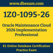 1Z0-1095-26: Oracle Maintenance Cloud 2026 Implementation Professional 1Z0-1095-26: Oracle Maintenance Cloud 2026 Implementation Professional
