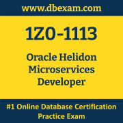 1Z0-1113: Oracle Helidon Microservices Developer