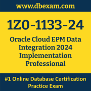1Z0-1133-24: Oracle Cloud EPM Data Integration 2024 Implementation Professional 1Z0-1133-24: Oracle Cloud EPM Data Integration 2024 Implementation Professional