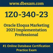 1Z0-340-23: Oracle Eloqua Marketing 2023 Implementation Professional