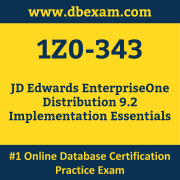 1Z0-343: JD Edwards EnterpriseOne Distribution 9.2 Implementation Essentials