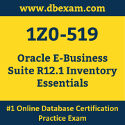 1Z0-519: Oracle E-Business Suite R12.1 Inventory Essentials
