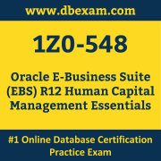 1Z0-548: Oracle E-Business Suite (EBS) R12 Human Capital Management Essentials