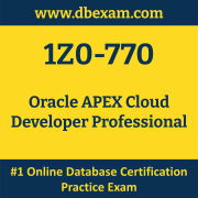 1Z0-770: Oracle APEX Cloud Developer Professional