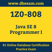 1Z0-808: Java SE 8 Programmer I