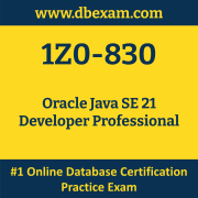 1Z0-830: Oracle Java SE 21 Developer Professional