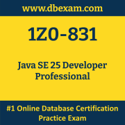 1Z0-831: Java SE 25 Developer Professional