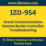 1Z0-954: Oracle Communications Session Border Controller Troubleshooting