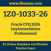 1Z0-1033-26 Dumps, 1Z0-1033-26 Exam Dumps Free Download, 1Z0-1033-26 Questions and Answers PDF Free Download, 1Z0-1033-26 PDF Dumps, 1Z0-1033-26 Braindumps