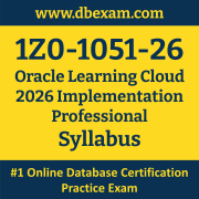 1Z0-1051-26 Syllabus, 1Z0-1051-26 Latest Dumps PDF, Oracle Learning Cloud Implementation Professional Dumps, 1Z0-1051-26 Free Download PDF Dumps, Learning Cloud Implementation Professional Dumps