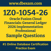 1Z0-1054-26 PDF, 1Z0-1054-26 Dumps PDF Free Download, 1Z0-1054-26 Latest Dumps Free PDF, Fusion Cloud Financials General Ledger Implementation Professional PDF Dumps