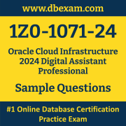 1Z0-1071-24 PDF, 1Z0-1071-24 Dumps PDF Free Download, 1Z0-1071-24 Latest Dumps Free PDF, Cloud Infrastructure Digital Assistant Professional PDF Dumps