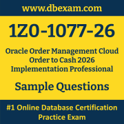1Z0-1077-26 PDF, 1Z0-1077-26 Dumps PDF Free Download, 1Z0-1077-26 Latest Dumps Free PDF, Order Management Cloud Order to Cash Implementation Professional PDF Dumps