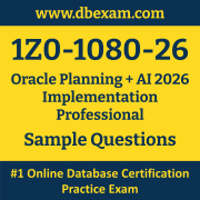 1Z0-1080-26 PDF, 1Z0-1080-26 Dumps PDF Free Download, 1Z0-1080-26 Latest Dumps Free PDF, Planning + AI Implementation Professional PDF Dumps
