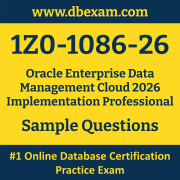 1Z0-1086-26 PDF, 1Z0-1086-26 Dumps PDF Free Download, 1Z0-1086-26 Latest Dumps Free PDF, Enterprise Data Management Cloud Implementation Professional PDF Dumps