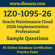 1Z0-1095-26 PDF, 1Z0-1095-26 Dumps PDF Free Download, 1Z0-1095-26 Latest Dumps Free PDF, Maintenance Cloud Implementation Professional PDF Dumps