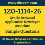 1Z0-1114-26 PDF, 1Z0-1114-26 Dumps PDF Free Download, 1Z0-1114-26 Latest Dumps Free PDF, Redwood Application Developer Associate PDF Dumps
