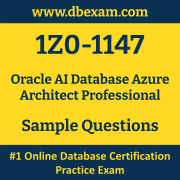 1Z0-1147 PDF, 1Z0-1147 Dumps PDF Free Download, 1Z0-1147 Latest Dumps Free PDF, AI Database Azure Architect Professional PDF Dumps