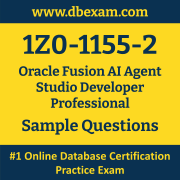 1Z0-1155-2 PDF, 1Z0-1155-2 Dumps PDF Free Download, 1Z0-1155-2 Latest Dumps Free PDF, Fusion AI Agent Studio Developer Professional PDF Dumps