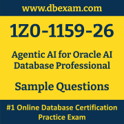 1Z0-1159-26 PDF, 1Z0-1159-26 Dumps PDF Free Download, 1Z0-1159-26 Latest Dumps Free PDF, Agentic AI for Oracle Database Professional PDF Dumps