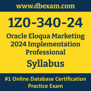 1Z0-340-24 Syllabus, 1Z0-340-24 Latest Dumps PDF, Oracle Eloqua Marketing Implementation Professional Dumps, 1Z0-340-24 Free Download PDF Dumps, Eloqua Marketing Implementation Professional Dumps