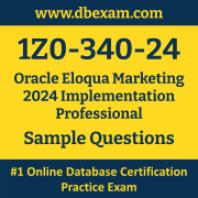 1Z0-340-24 PDF, 1Z0-340-24 Dumps PDF Free Download, 1Z0-340-24 Latest Dumps Free PDF, Eloqua Marketing Implementation Professional PDF Dumps