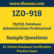 1Z0-918 PDF, 1Z0-918 Dumps PDF Free Download, 1Z0-918 Latest Dumps Free PDF, MySQL Database Administration PDF Dumps